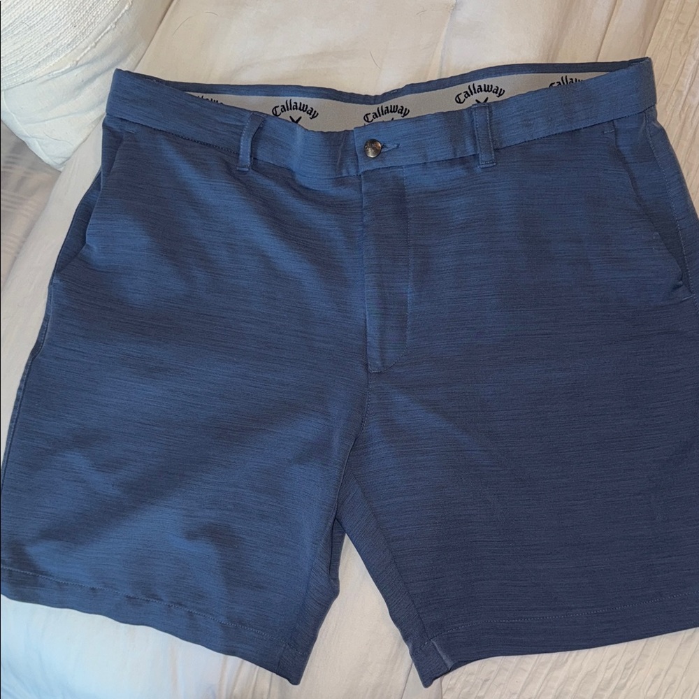 Callaway Men's Navy Flat Front Shorts